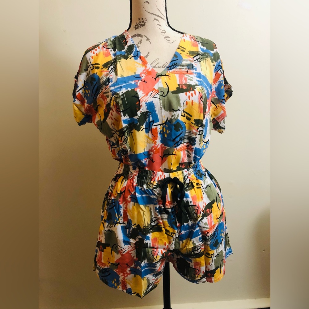Premium Challis Terno Shorts set..
